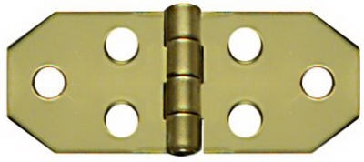 2-Pk., .75 x 1-13/16-In. Brass Decorative Hinges