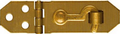 .75 x 2.75-In. Antique Brass Hasp