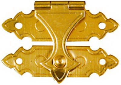 Brass Cabinet Catch,  .75 x 1-3/8-In., 2-Pk.