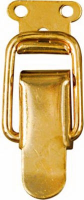 Brass Cabinet Catch,  2.25 x 7/8-In., 2-Pk.