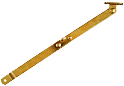 9.75-In. Brass Left Handed Folding Support