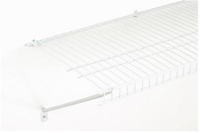 All-Purpose Wire Shelf Kit, White, 6-Ft. x 16-In.