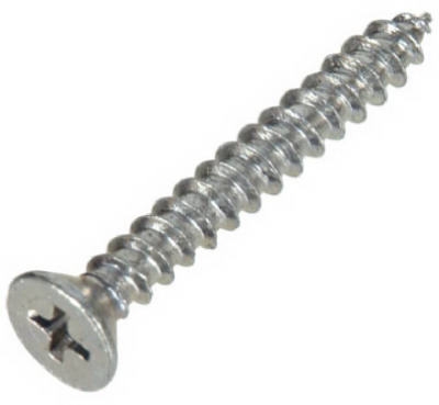#12 x 1-1/2-Inch Phillips Wood/Sheet Metal Screws, 100-Pack
