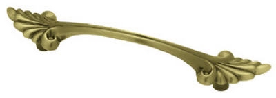 4.5-In. Antique Brass Traditional Bow Cabinet Pull, Must Purchase in Quantities of 12