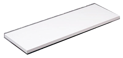 Shelf, White Melamine, 12 x 72-In., Must Purchase in Quantities of 3