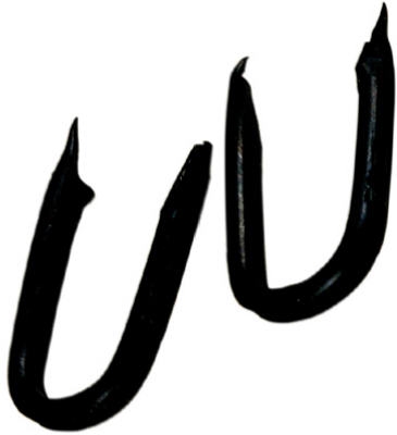 7/16-Inch #9 Blued Double-Point Tacks, 1-1/2 oz.