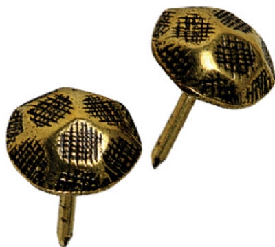 Hammered Antique Upholstery Nails, 25-Pack
