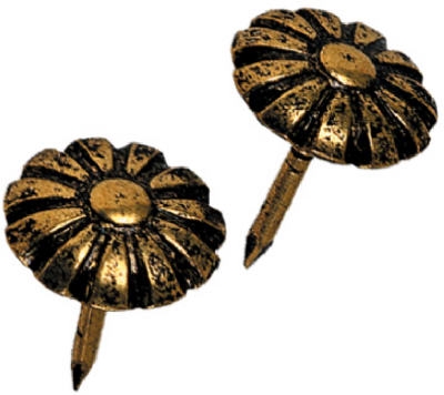 Daisy-Head Oxford Upholstery Nails, 25-Pack