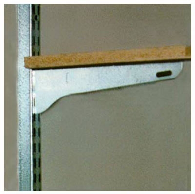 Shelf Bracket, Galvanized Steel, 11-In.