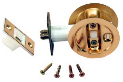 Brass Pocket Door Privacy Lock