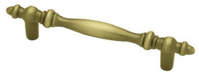 3-Inch Antique Brass Virginia Pull