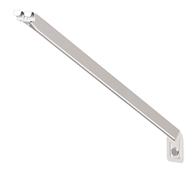16-Inch White Shelf Bracket
