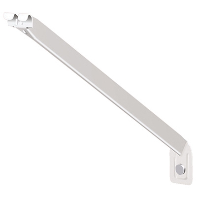 12-Pack 12-Inch White Shelf Bracket