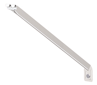 12-Pack 16-Inch White Shelf Bracket