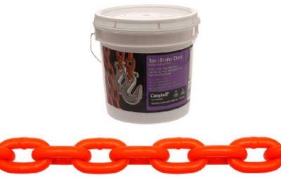 Tow Chain, Hi-Viz Orange, 5/16 x 124-Inch
