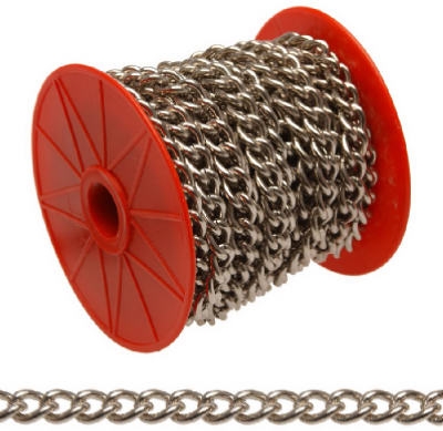 Nickel Twist Chain, Sold In Store by the Foot