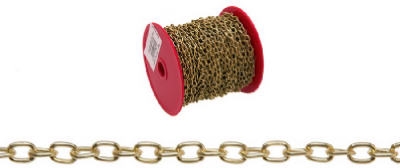 Brass Oval Chain, Sold In Store by the Foot