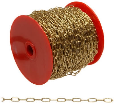 Brass PLT Clock Chain, Sold In Store by the Foot