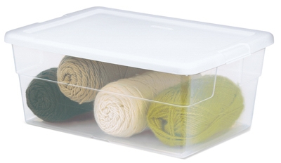 Storage Box, See-Through, 16-Qt., Must Purchase in Quantities of 12