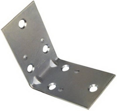 2-Pk., 2.5 x 1.5-In. Zinc Double-Wide Corner Brace