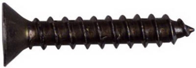 Wood Gate Screws, Black Satin, 1.25-In. 18-Pk.