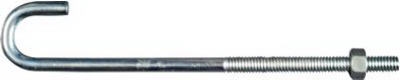 J Bolt, Zinc, 5/16 x 7-In.