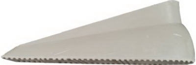 Doorstop, Floor, Wedge, Gray, 6-In.