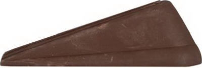 Doorstop, Wedge, Brown, 2-Pk.
