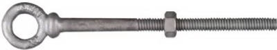 Forged Eye Bolt, Galvanized, 1/4 x 4-In.