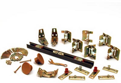 Bypass Door Hardware Set, 1-1/8 to 1-3/8-In., 3-Ft.