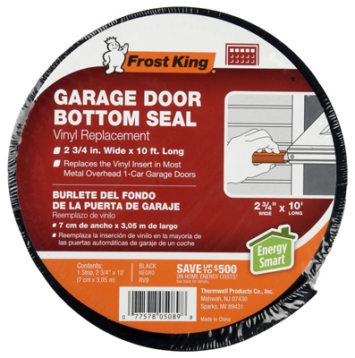 Vinyl Garage Door Bottom Weatherseal, 2.75-In. x 10-Ft.