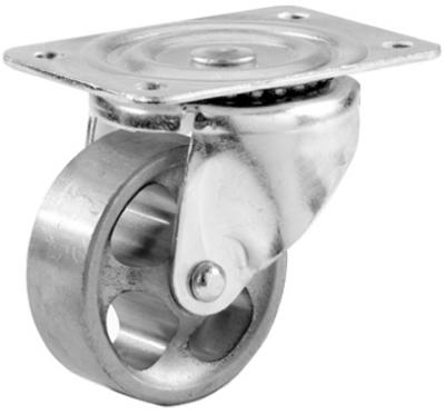 2-Inch Steel Wheel Swivel Plate Caster