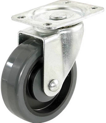 4-Inch Polypropylene Swivel Plate Caster
