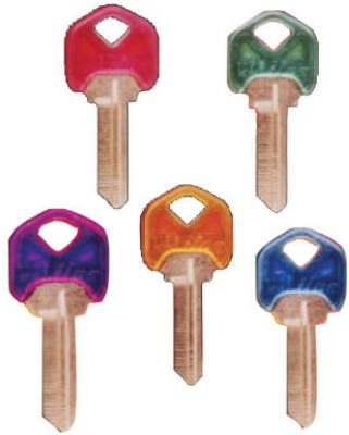 Kwikset Cool Color Plastic Head Key Blank