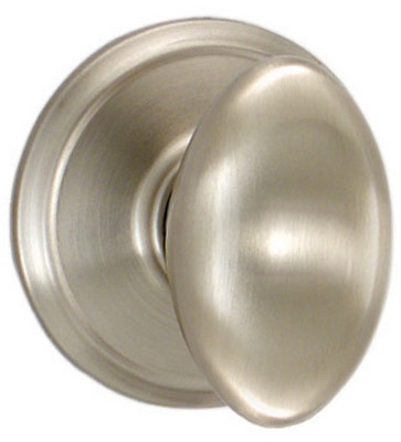Satin Nickel Siena Egg-Knob Passage Lockset