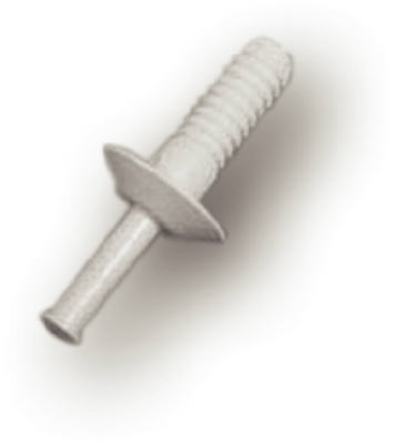 50-Pack 3/4-Inch White Nylon Drive Rivet