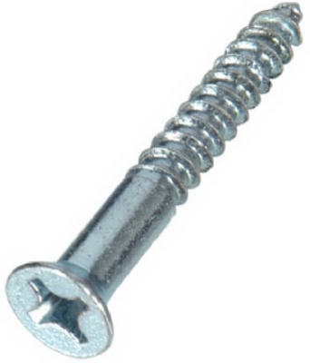 #10 x 2-Inch Phillips Flat-Head Wood Screws, 100-Pack