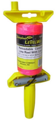 250-Ft. Braided Fluorescent Pink Nylon LevelWiz Reel