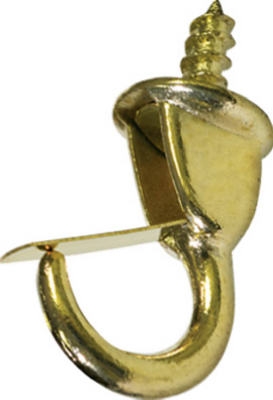 Safety Hook, Brass, 1.25-In., 3-Pk.
