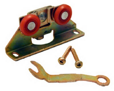 Pocket Door  inchV inch Track Hanger, Universal, 2-Wheel