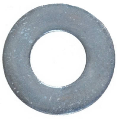 Galvanized Flat Washer, 0.375-In., 100-Pk.