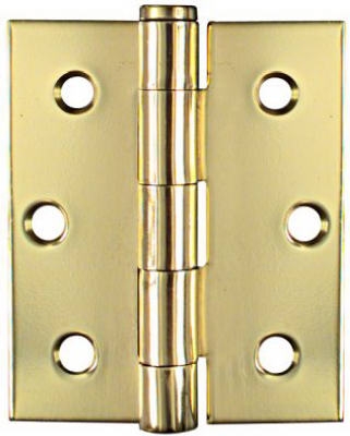Screen Door Hinge, Polished Brass