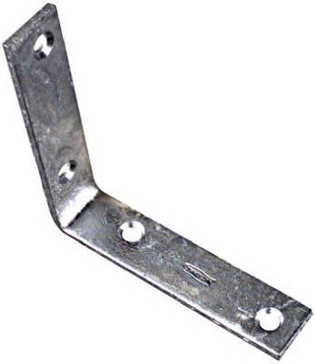 4 x 7/8-In. Galvanized Corner Brace