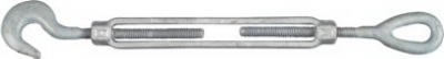 Turnbuckle, Hook & Eye, Galvanized, 3/8 x 6-In.