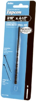 Tapcon 3/16 x 4-1/2-Inch Concrete Drill Bit