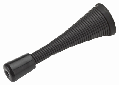 Doorstop, Wall-Mount, Spring, Oil-Rubbed Bronze, 3-In.