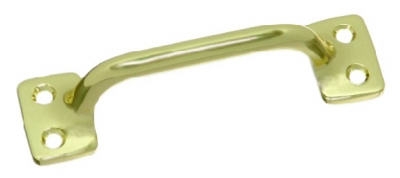 Window Sash Lift, Brass, 4-In.