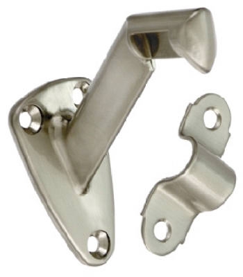Satin Nickel Hand Rail Bracket