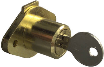Brass Keyed Drawer Lock