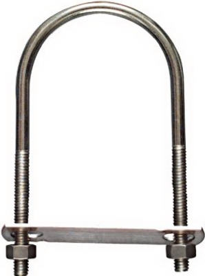 U-Bolt, Stainless Steel, 5/16 x 2.5 x 5-In.
